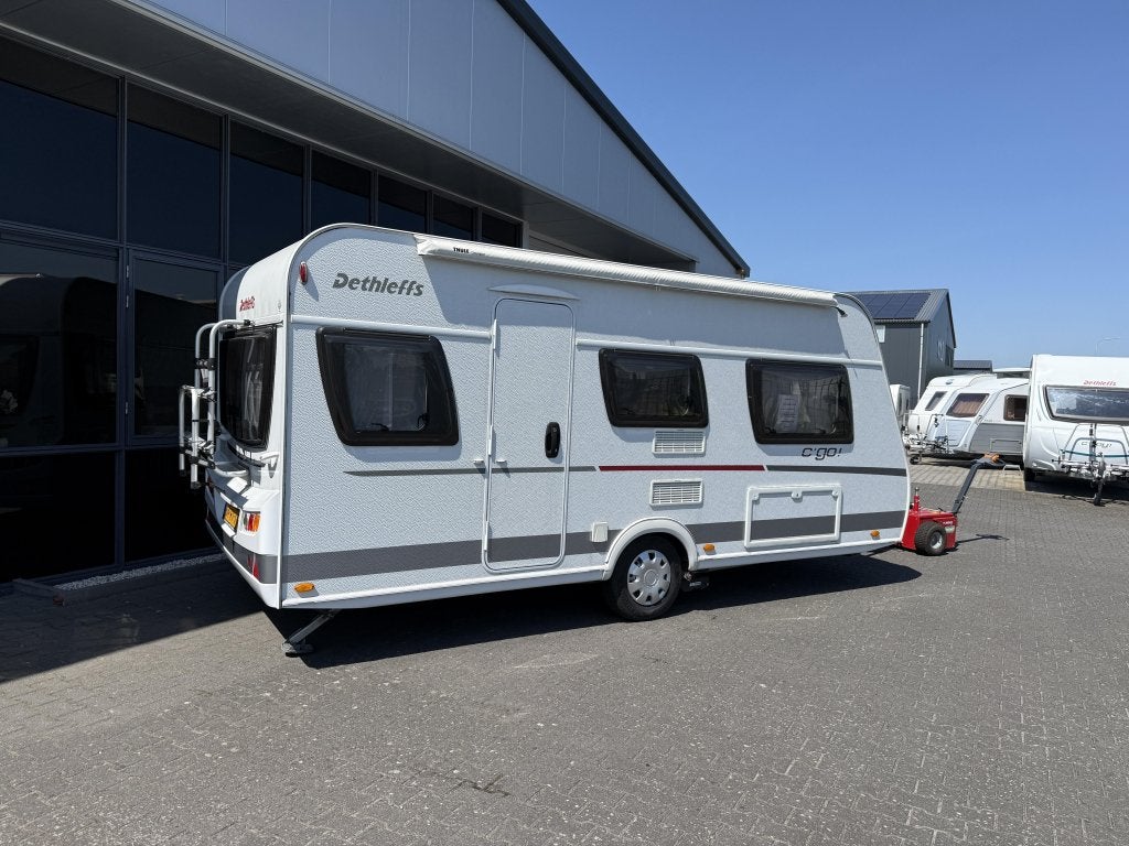 Dethleffs C'Go 475 EL 2 Aparte bedden + Zit + WC 1040KG Leeg, Lengtebed, Bedrijf, Tot en met 4, 1000 - 1250 kg