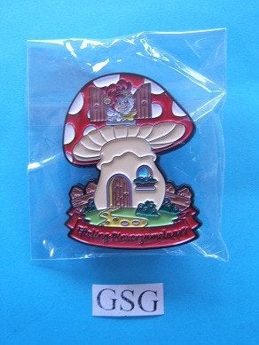 Paddenstoel nr. EPP50806-01, Ophalen, Nieuw, Button of Speldje