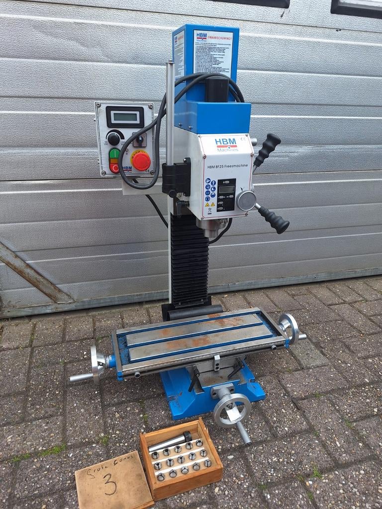 HBM BF25 boor freesmachine 230v, Ophalen, Elektrisch, Overige soorten