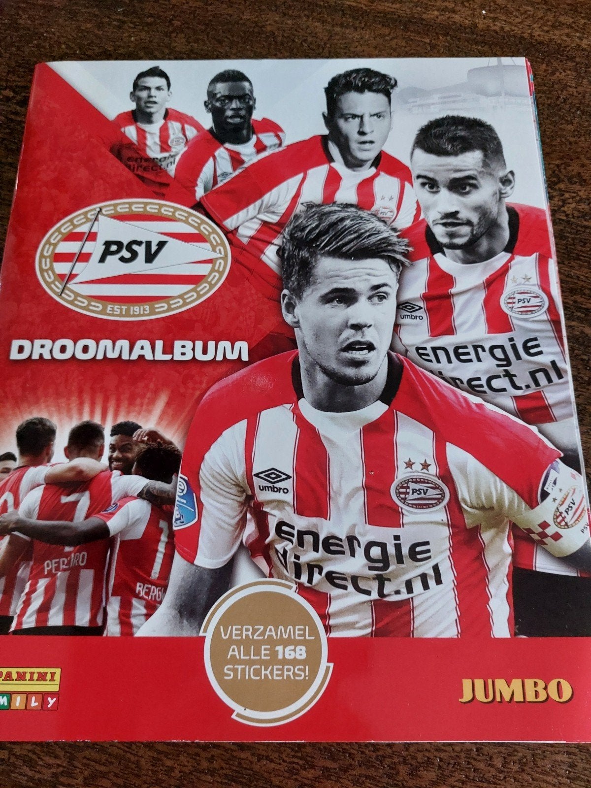 PSV Droomalbum Panini Jumbo - Voetbalplaatjes Album, Ophalen of Verzenden, Zo goed als nieuw, Stickers en Plaatjes