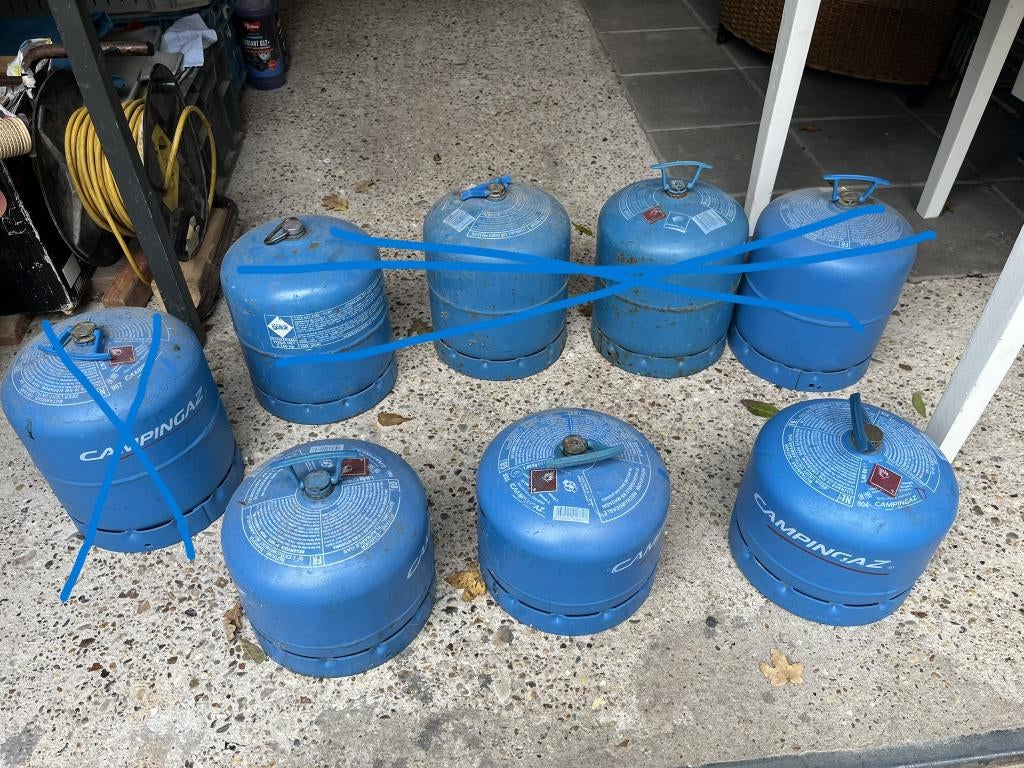 Campingaz gasfles 904 en 907 Leeg, Caravans en Kamperen, Kampeeraccessoires, Ophalen of Verzenden, Gebruikt