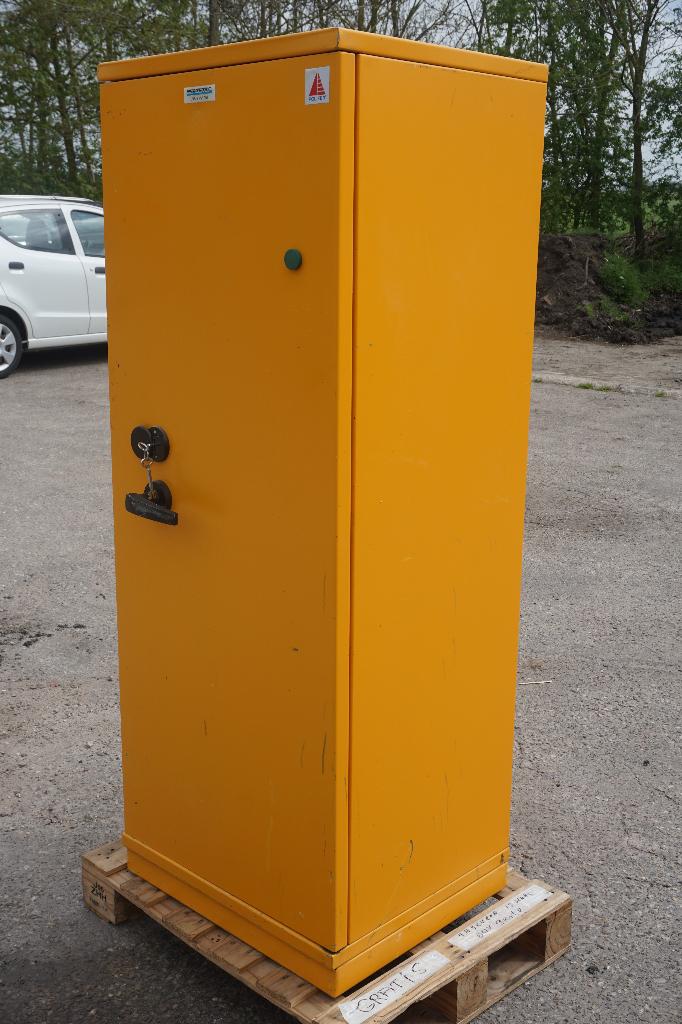Polifer brandkast chemicalienkast opslagkast, Ophalen, Gebruikt, Brandkast