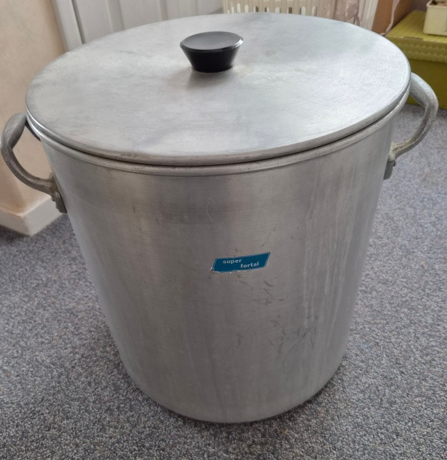 grote aluminium wasketel, Huis en Inrichting, Ophalen, Gebruikt, Met deksel, Overige typen
