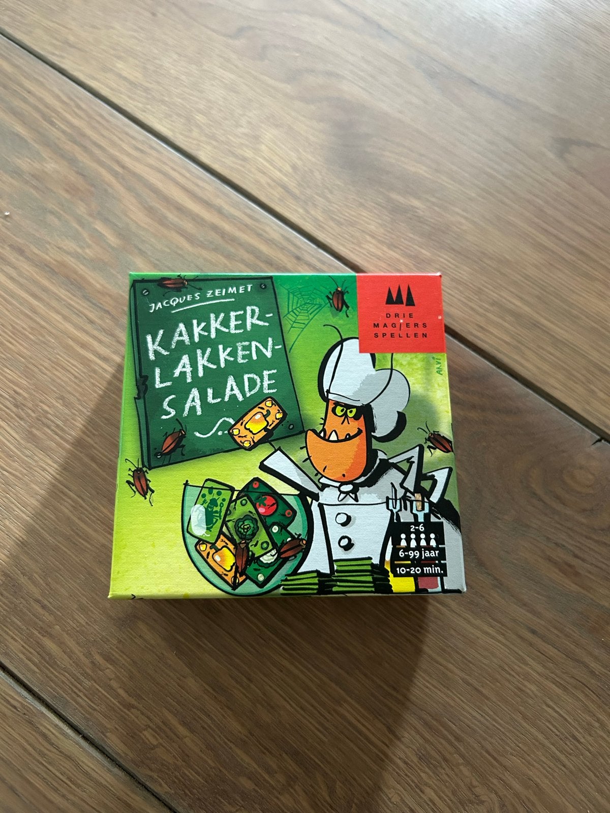 Kakkerlakken Salade - Leuk kaartspel voor het hele gezin, Drie of vier spelers, Ophalen, Zo goed als nieuw