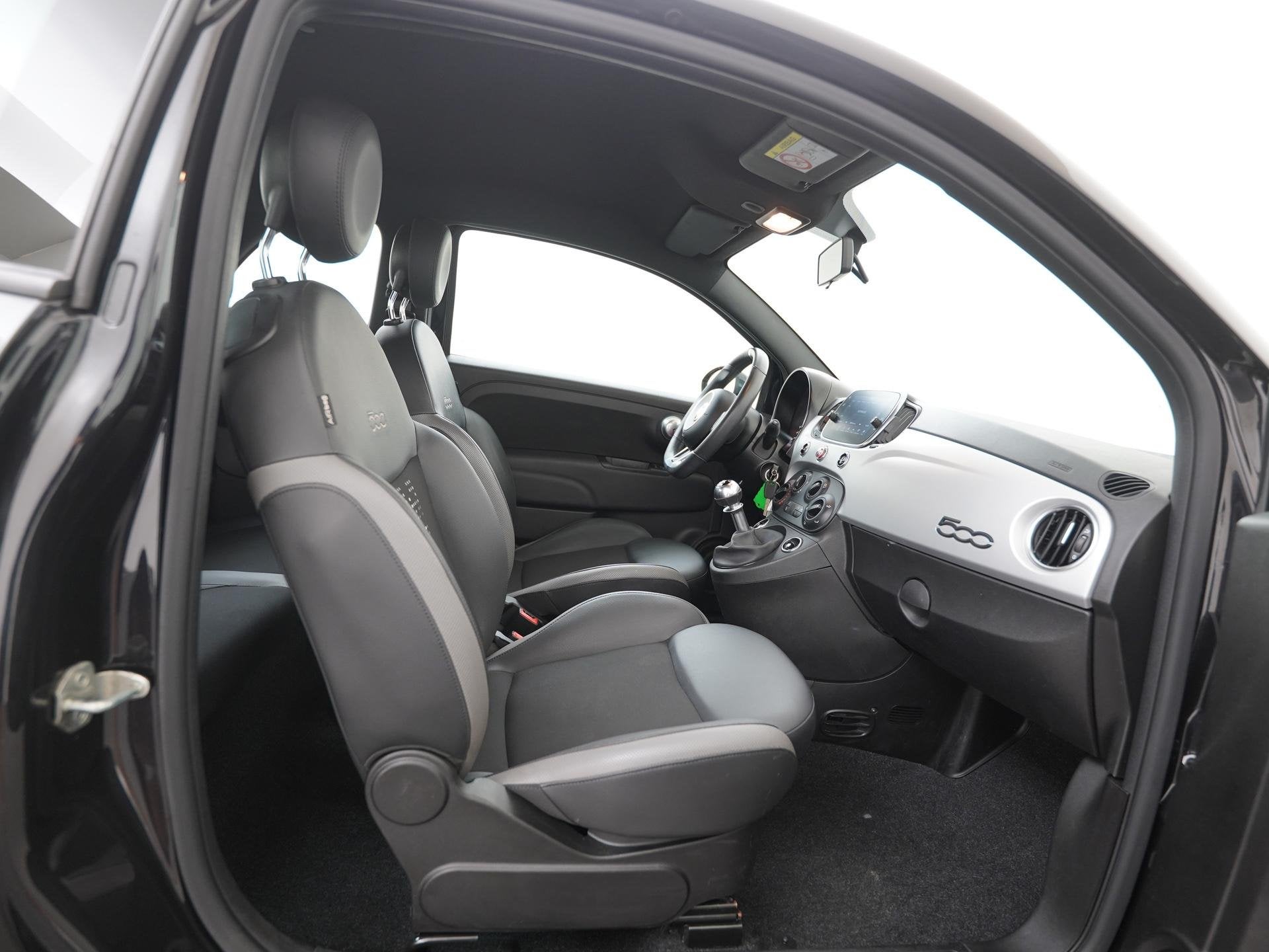 Fiat 500 1.0 Hybrid Cult | Airco | Lichtmetalen Velgen | 12, Auto's, Fiat, Voorwielaandrijving, 12 maanden, Stof, Gebruikt