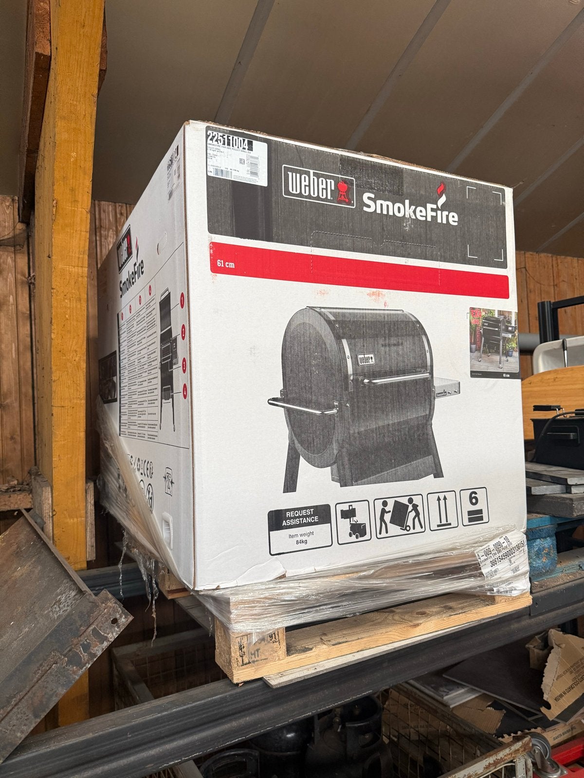 Weber SmokeFire EX4 GBS Pellet Grill EU, Ophalen, Nieuw