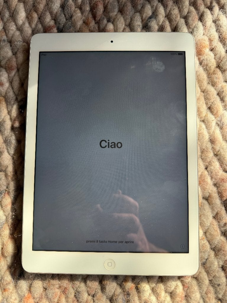 Apple Ipad Air Wifi, Silver, 16Gb met kabels en doos, Computers en Software, 10 inch, Gebruikt, Apple iPad, Ophalen of Verzenden