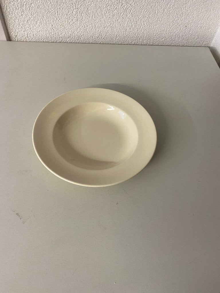 Diepe borden Wood en Sons Ivory servies, Info@detagrijn.com, Overige materialen, Overige merken, Nieuw