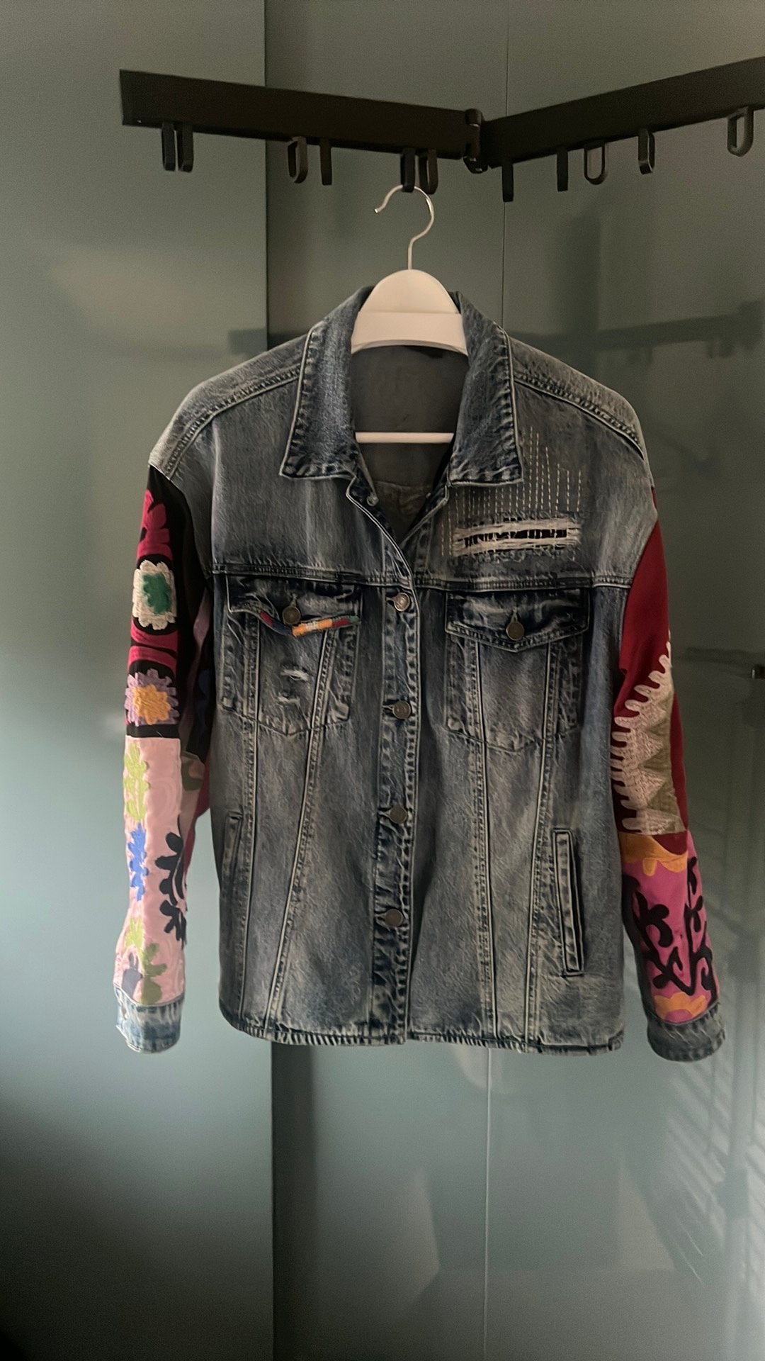 Desiqual jeans jack maat L, Kleding | Dames, Verzenden, Zo goed als nieuw, Maat 42/44 (L), Blauw