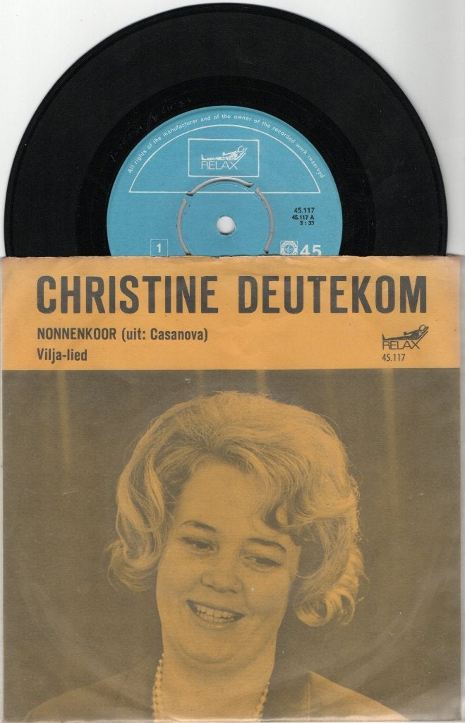 Christine Deutekom – Nonnenkoor, Ophalen of Verzenden, Zo goed als nieuw, 7 inch, Overige genres