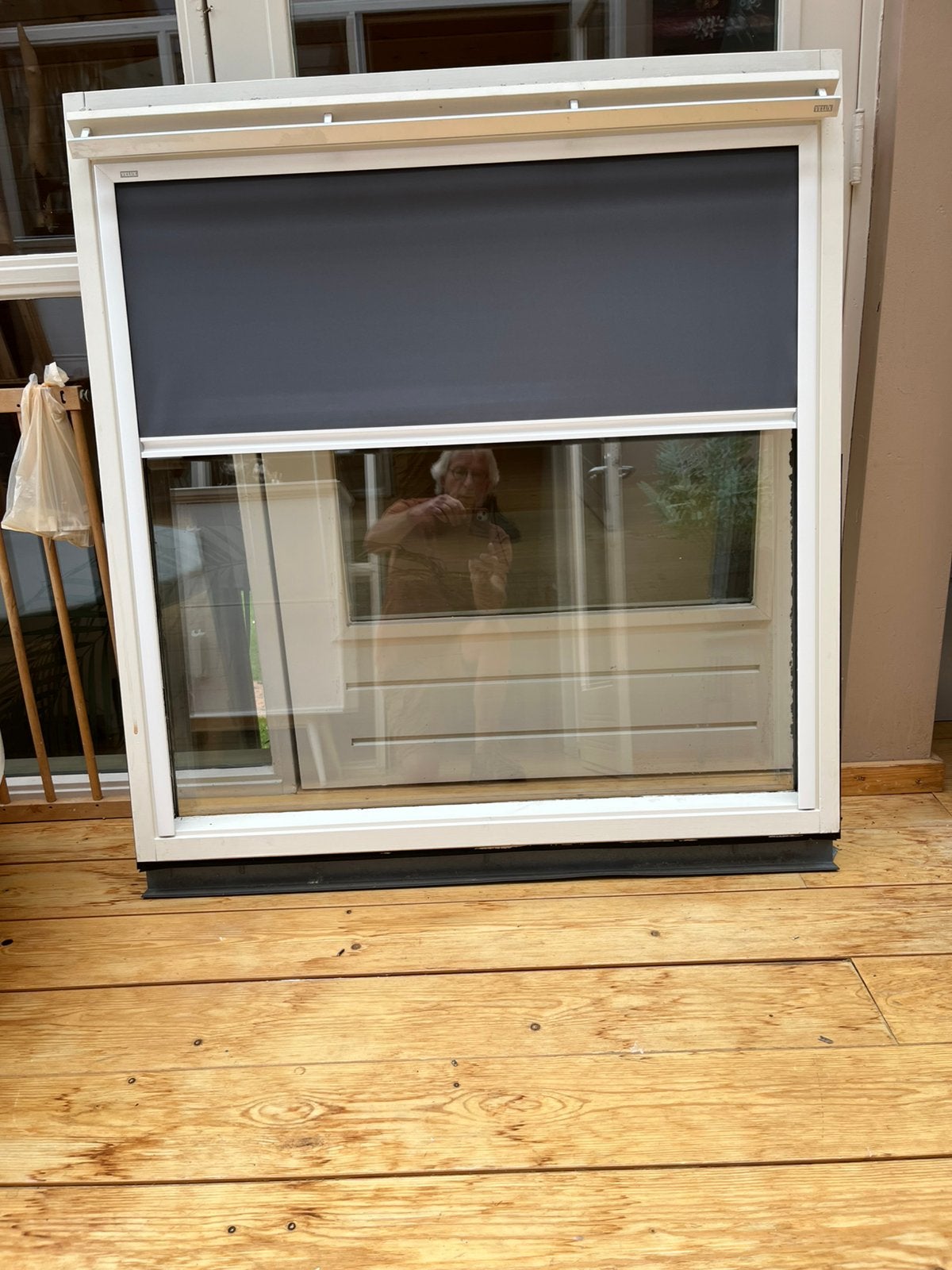 Velux dakraam met nieuw rolgordijn, Doe-het-zelf en Verbouw, Kozijnen en Schuifpuien, Raamkozijn, Zo goed als nieuw, Hout, Ophalen