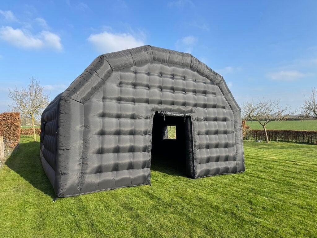 Opblaasbare discotent zwart te huur, Ophalen, Nieuw, Overige