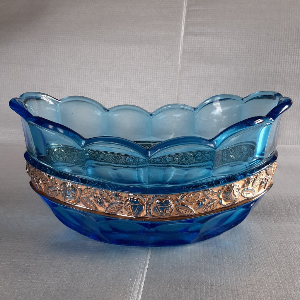 Art Deco persglazen schaal /jardinière Brockwitz 1929/1930, Antiek en Kunst, Antiek | Glas en Kristal, Ophalen