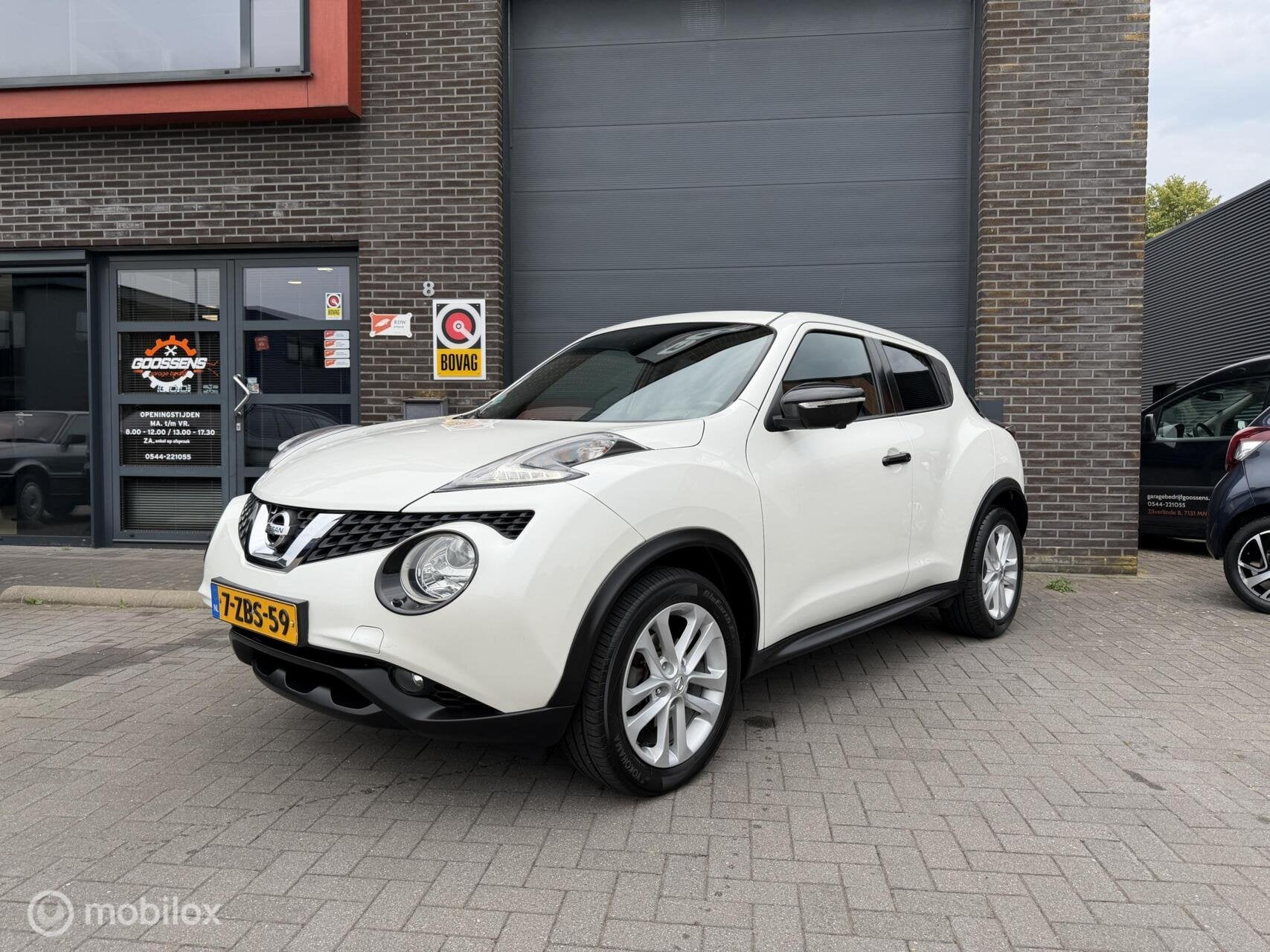 Nissan Juke 1.2 DIG-T S/S Tekna, Auto's, Nissan, Voorwielaandrijving, 116 pk, Wit, Bedrijf
