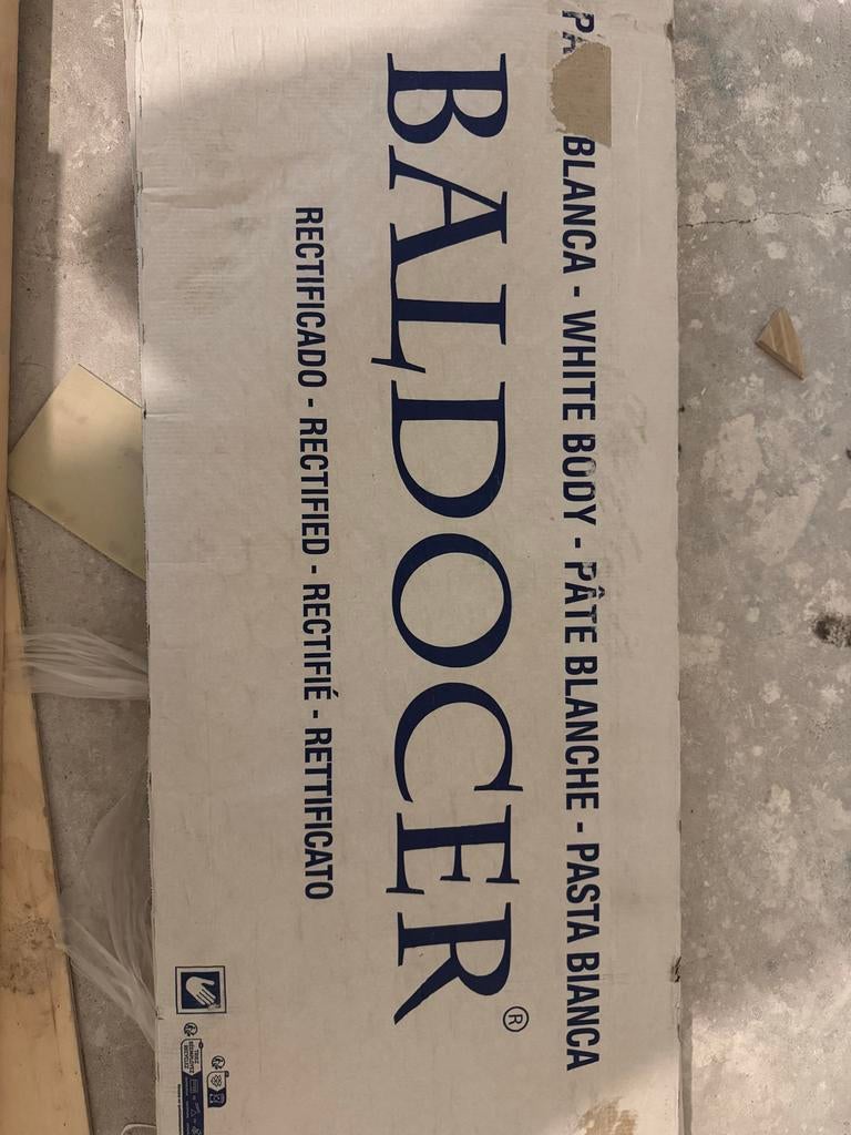 Baldocer wandtegels - Gerectificeerd - Nieuw 2,88 m2, Doe-het-zelf en Verbouw, Tegels, Ophalen, 40 tot 60 cm, Nieuw, Minder dan 5 m²