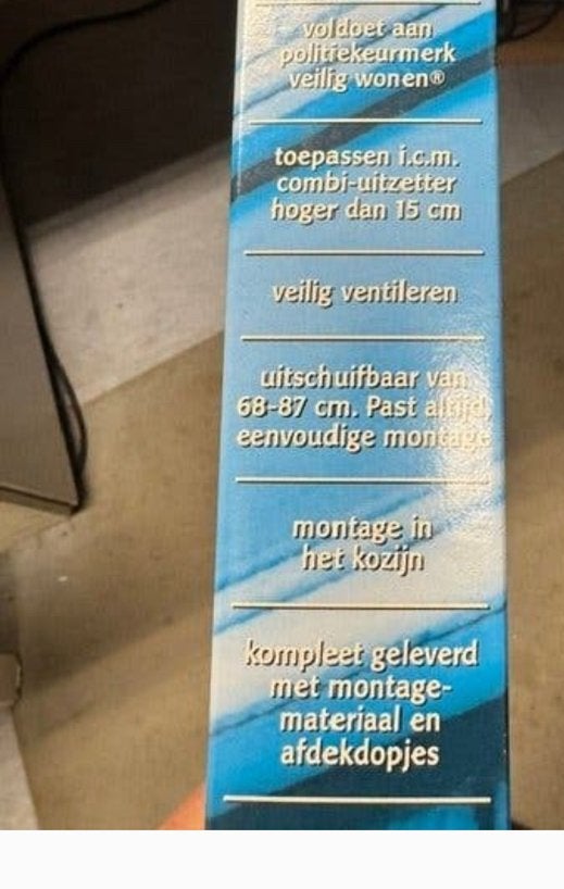 Secubar raambeveiliging, Doe-het-zelf en Verbouw, Ophalen of Verzenden, Nieuw, Overige typen
