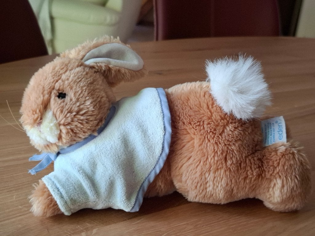 Vintage Peter Rabbit zachte knuffel - 24 cm, Overige merken, Overige karakters, Konijn, Ophalen of Verzenden
