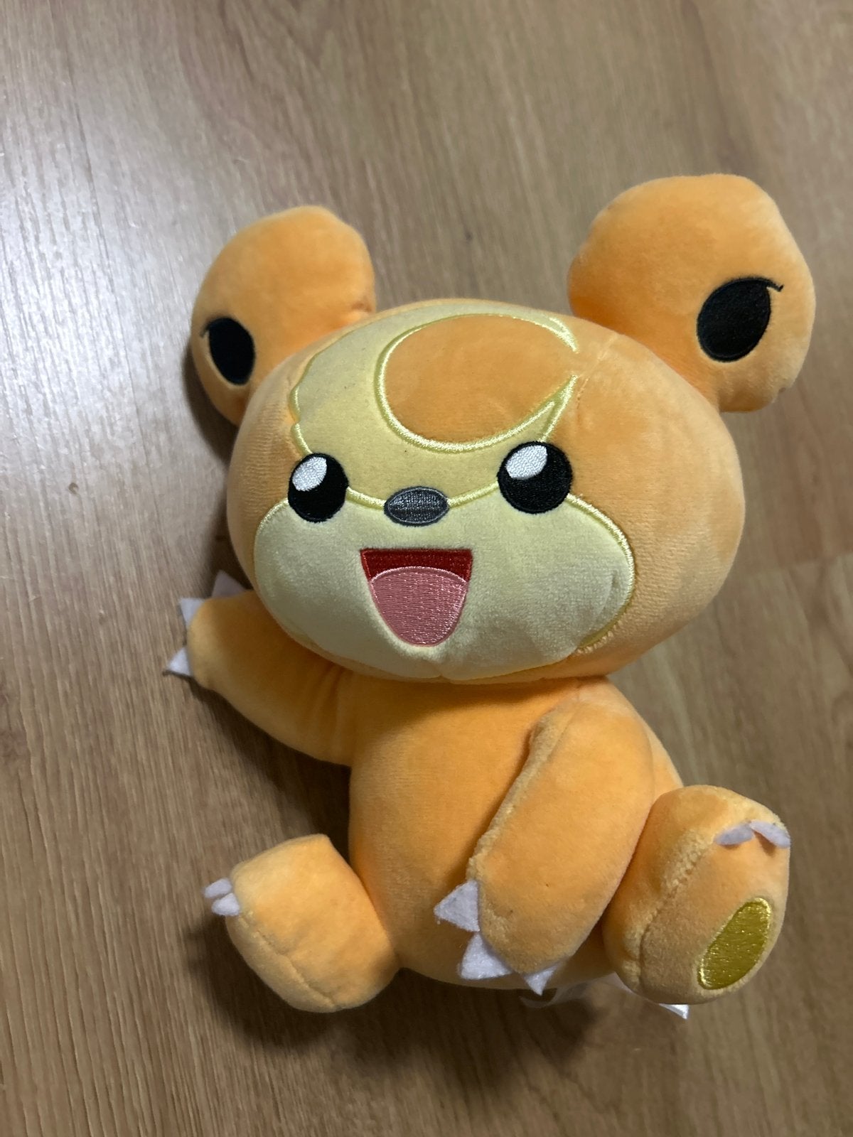 Schattige Teddiursa Pokémon Knuffel - Zo goed als nieuw, Oranje, Overige merken, Verzenden, Beer