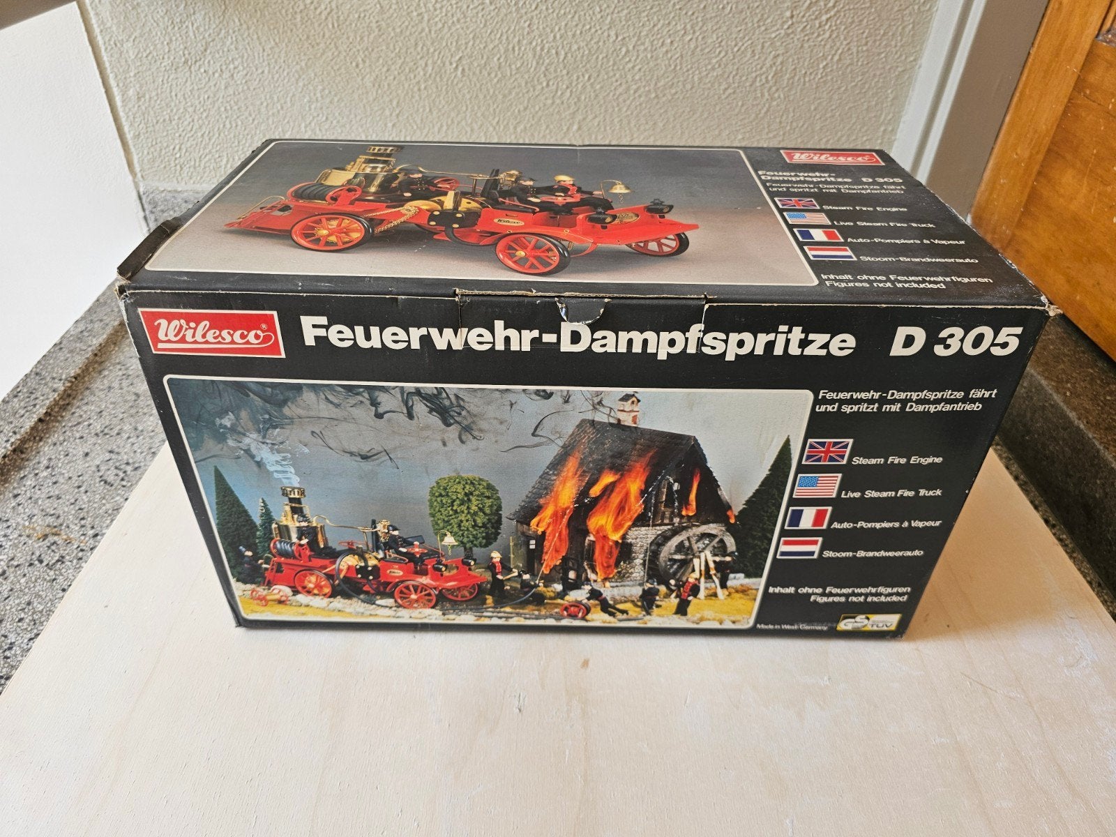 Wilesco D305 Stoombrandweerauto - Vintage Model, Ophalen of Verzenden, Zo goed als nieuw