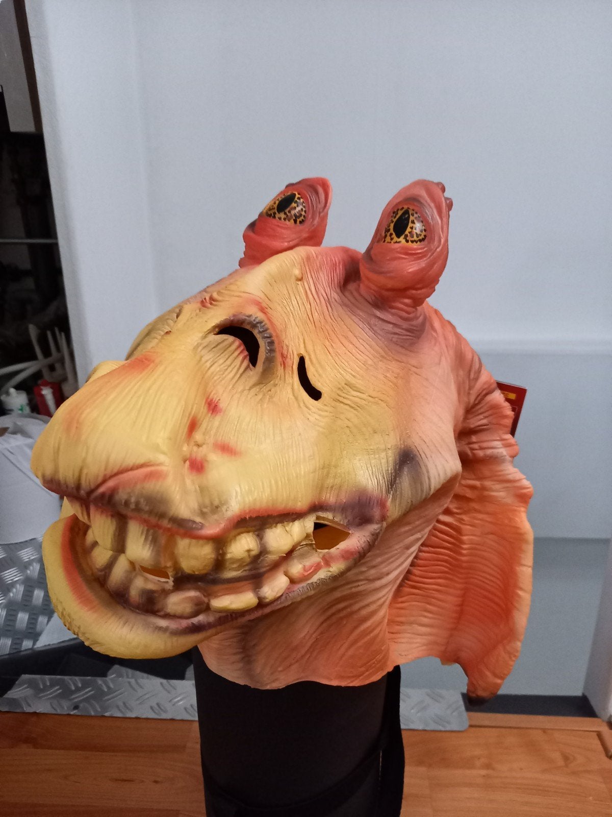 Mooi Star Wars masker - Jar Jar Binks  - Collectors item!, Verzamelen, Ophalen of Verzenden, Zo goed als nieuw