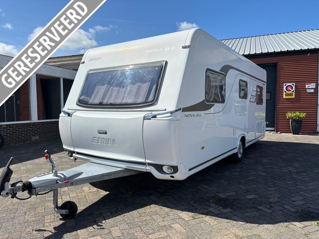 Eriba Nova SL 545, bj. 2014, Mover, Voortent en Alde!!, Caravans en Kamperen, Caravans, Rondzit, Overige typen, Bedrijf, Schokbreker