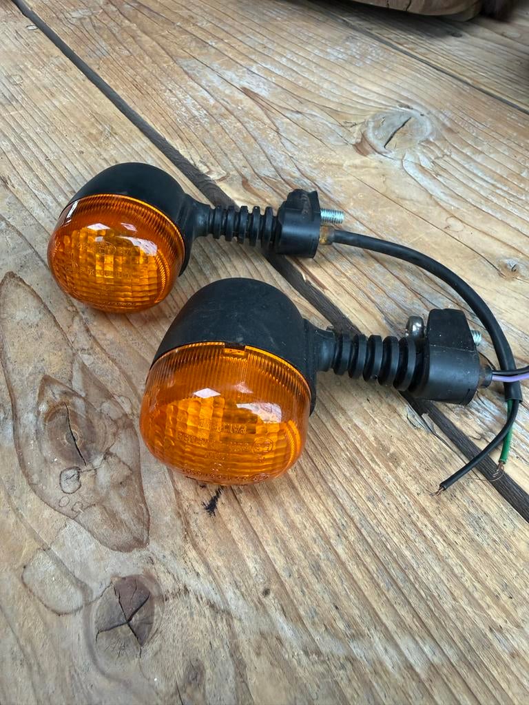 Set oranje knipperlichten voor motor of brommer, Motoren, Ophalen, Gebruikt