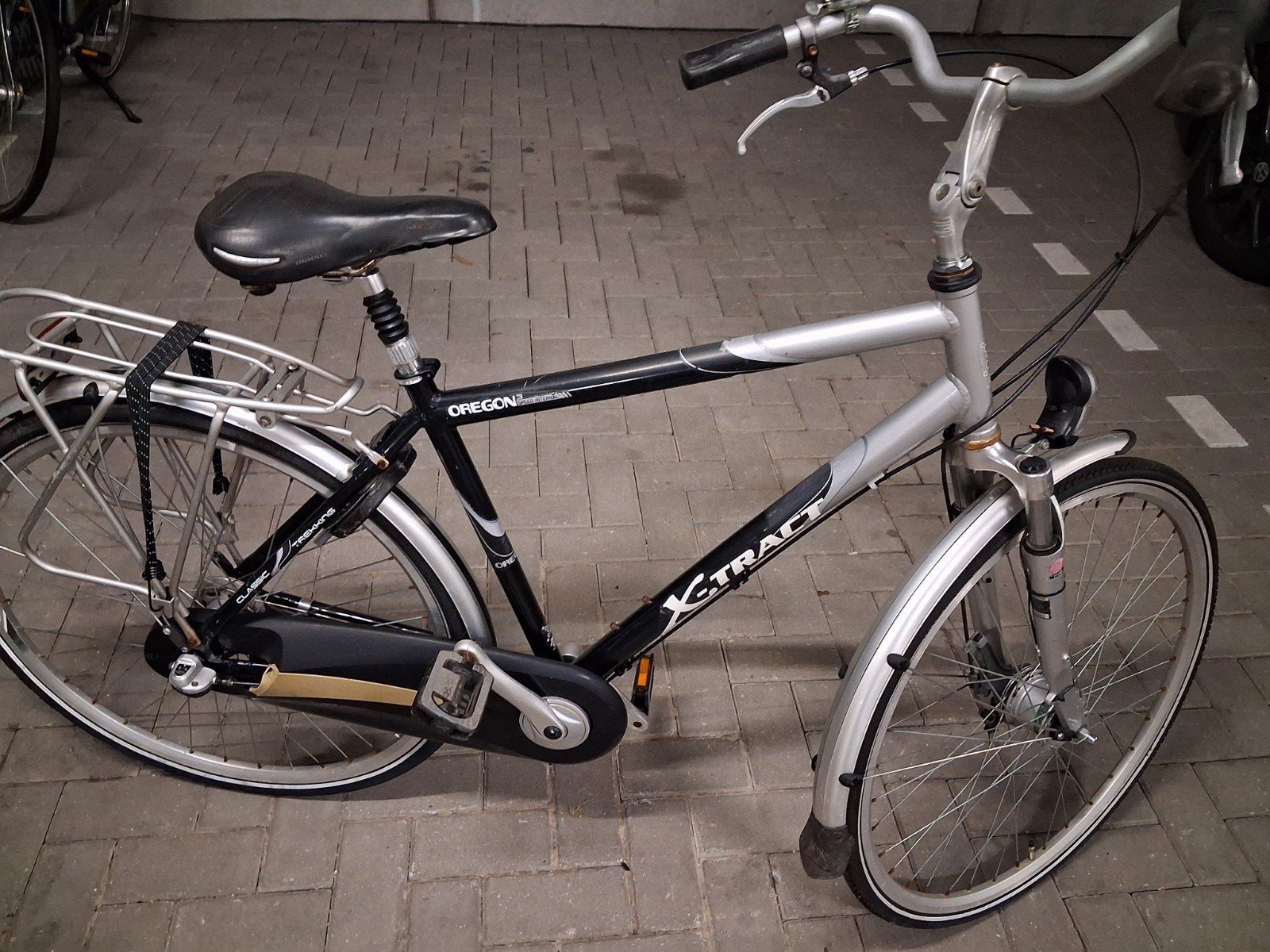 Herenfiets i.z.g.st. zie foto's, Gebruikt, 57 tot 61 cm, Trommelrem, Ophalen