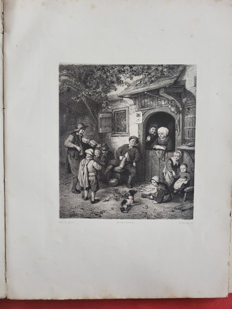 'De Reizende Speelman' van A. van Ostade door J.J. Mes, Antiek en Kunst, Ophalen of Verzenden