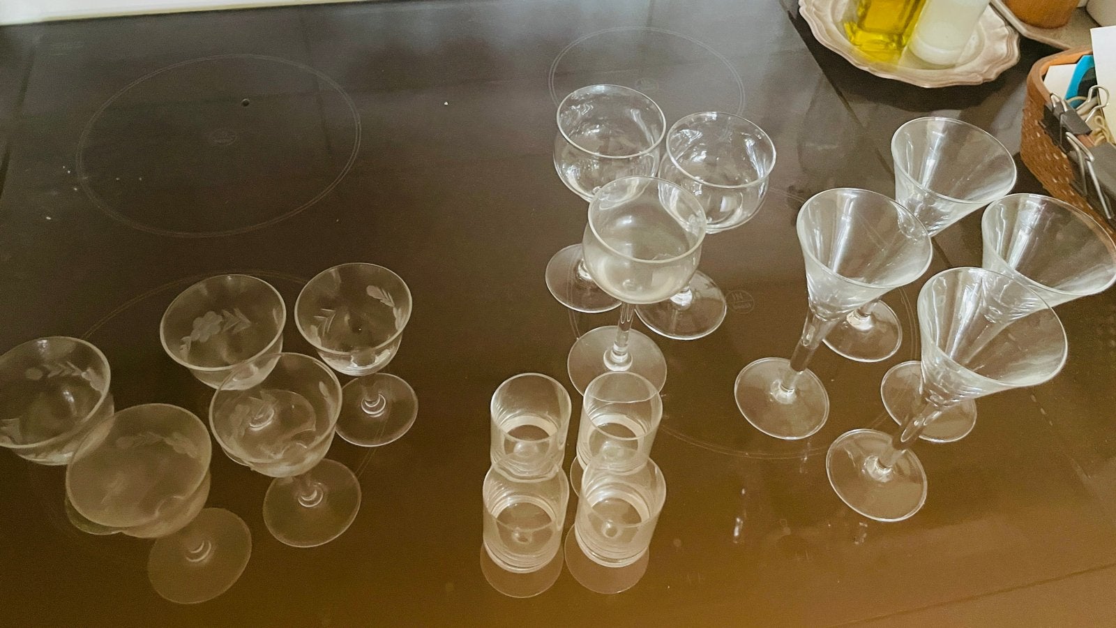 Diverse sets likeur glaasjes, Ophalen