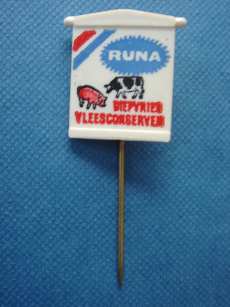 Speld RUNA Diepvries Vleesconserven, Ophalen of Verzenden, Gebruikt, Merk, Speldje of Pin