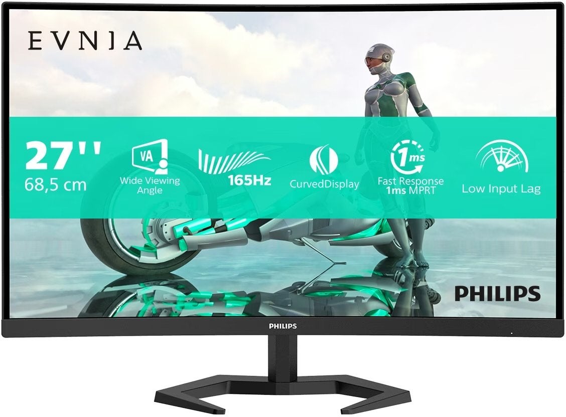 Philips Evnia 27M1C3200VL | 27" Curved Full HD 165Hz Gaming