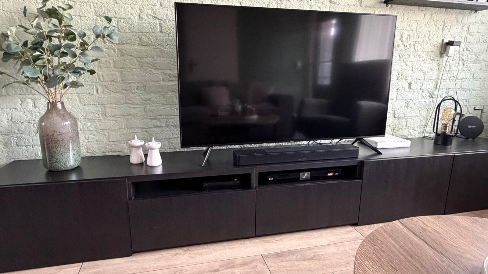 Tv meubel bestÅ, Ophalen, Zo goed als nieuw, 200 cm of meer, Minder dan 100 cm