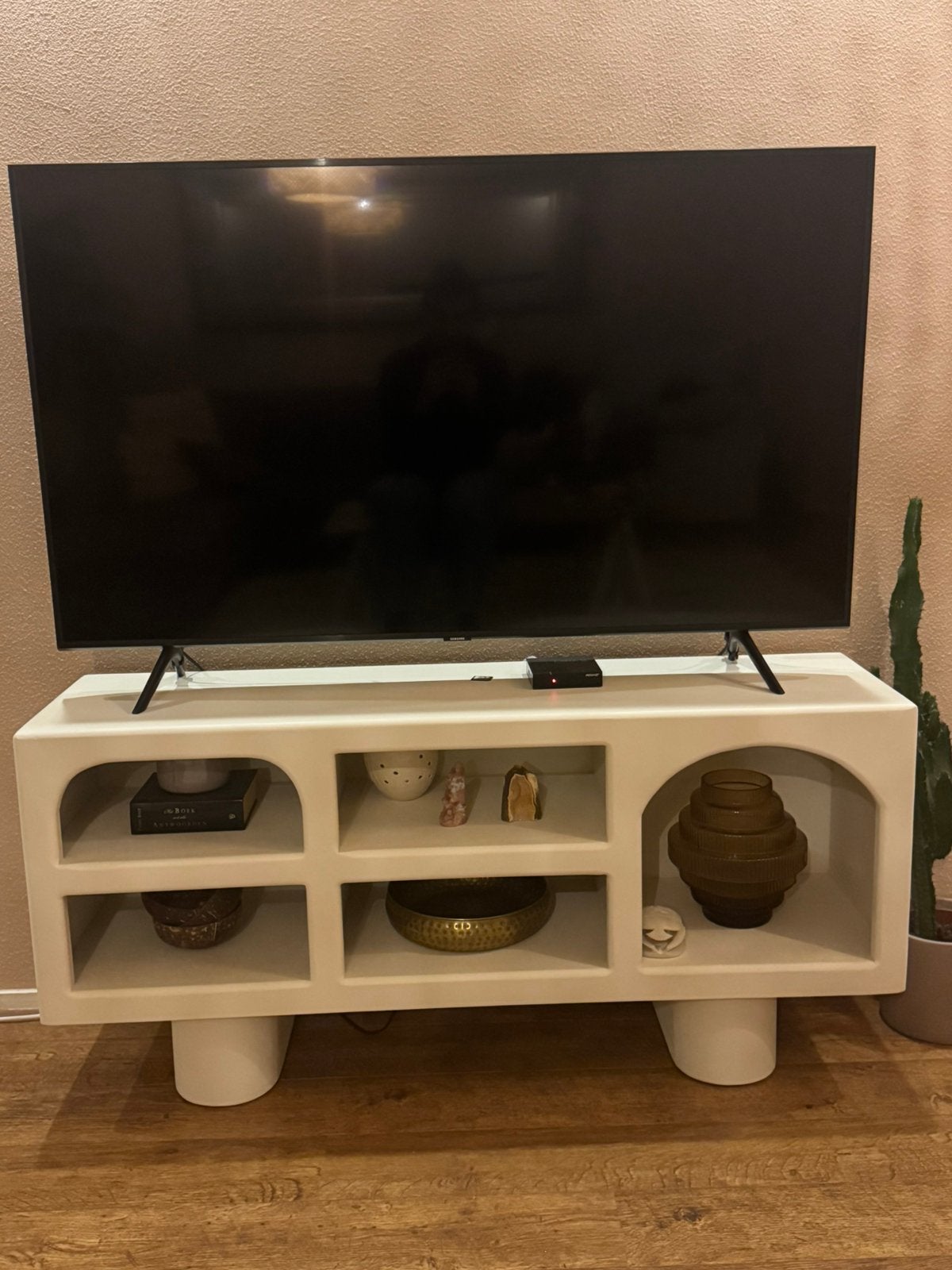 Tv meubel, Ophalen, Japandi - boho, 100 tot 150 cm, Zo goed als nieuw