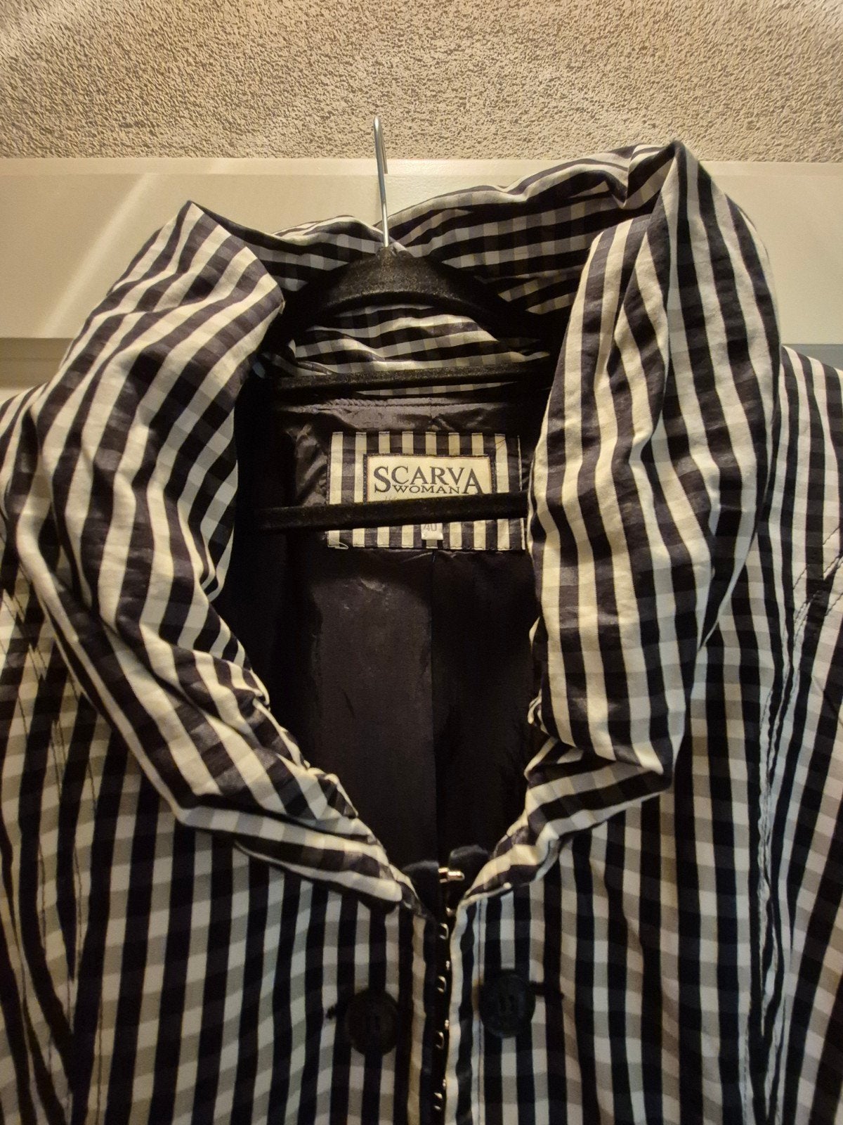 Kort jasje van Scarva., Maat 38/40 (M), Scarva, Zwart, Ophalen of Verzenden