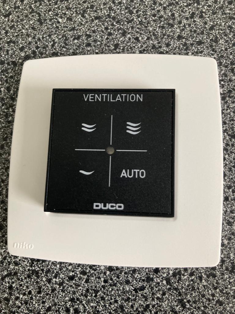 DUCO Bediening RF/BAT Ventilatie Schakelaar, Ophalen of Verzenden, Nieuw