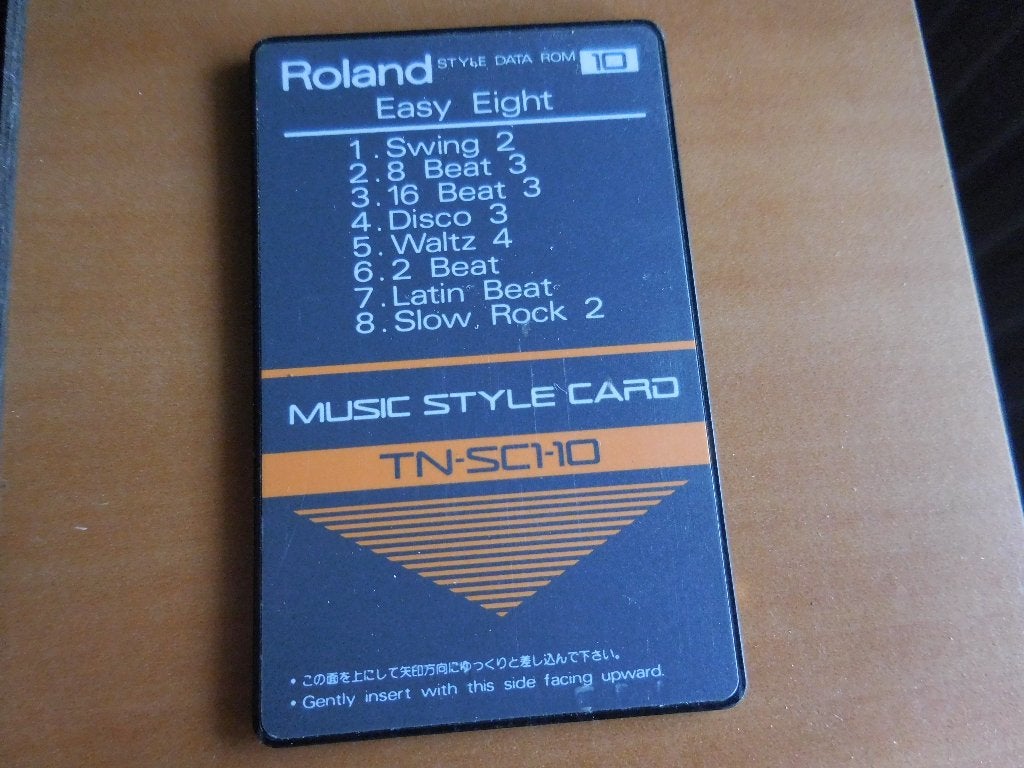 music style card roland, Ophalen of Verzenden, Zo goed als nieuw, Overige aantallen, Roland