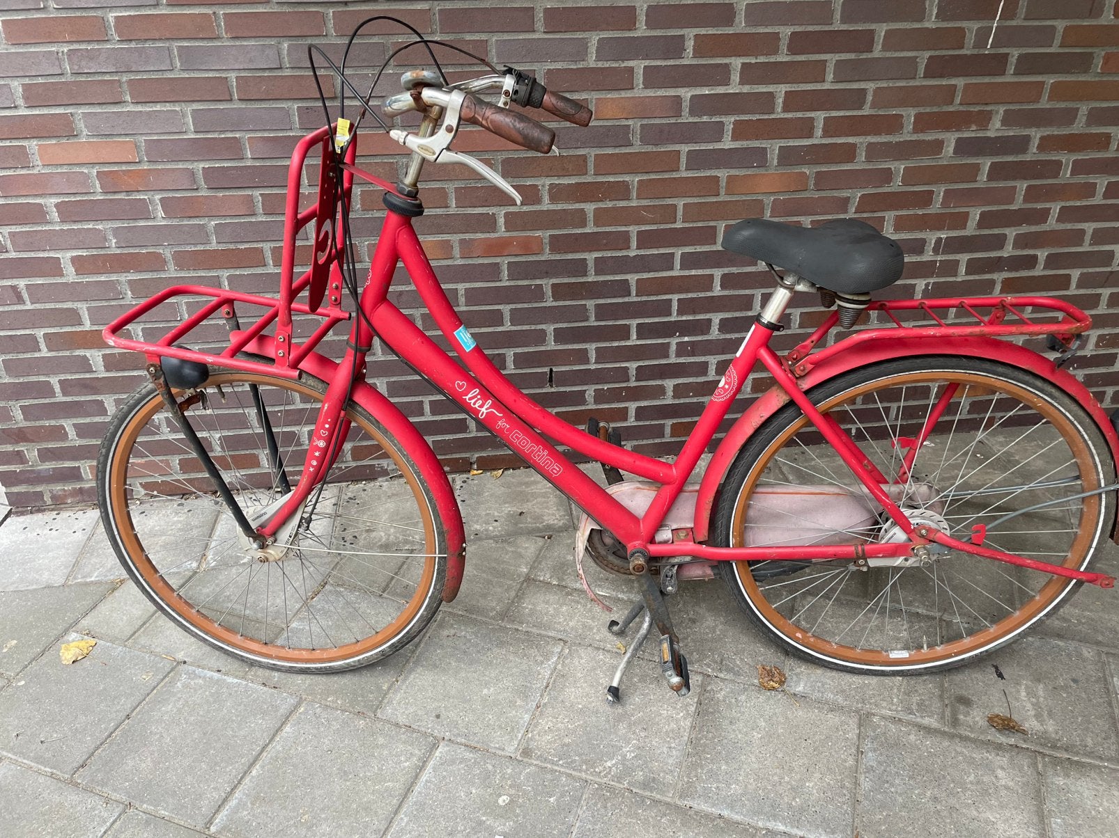 Rode damesfiets 28 inch// 30+ fietsen op voorraad, Ophalen, Zo goed als nieuw
