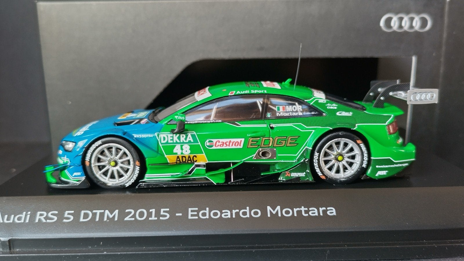 Audi RS5 DTM 2015 Mortaro 1;43 Audi Sport Spark Pol, Overige merken, Auto, Verzenden, .