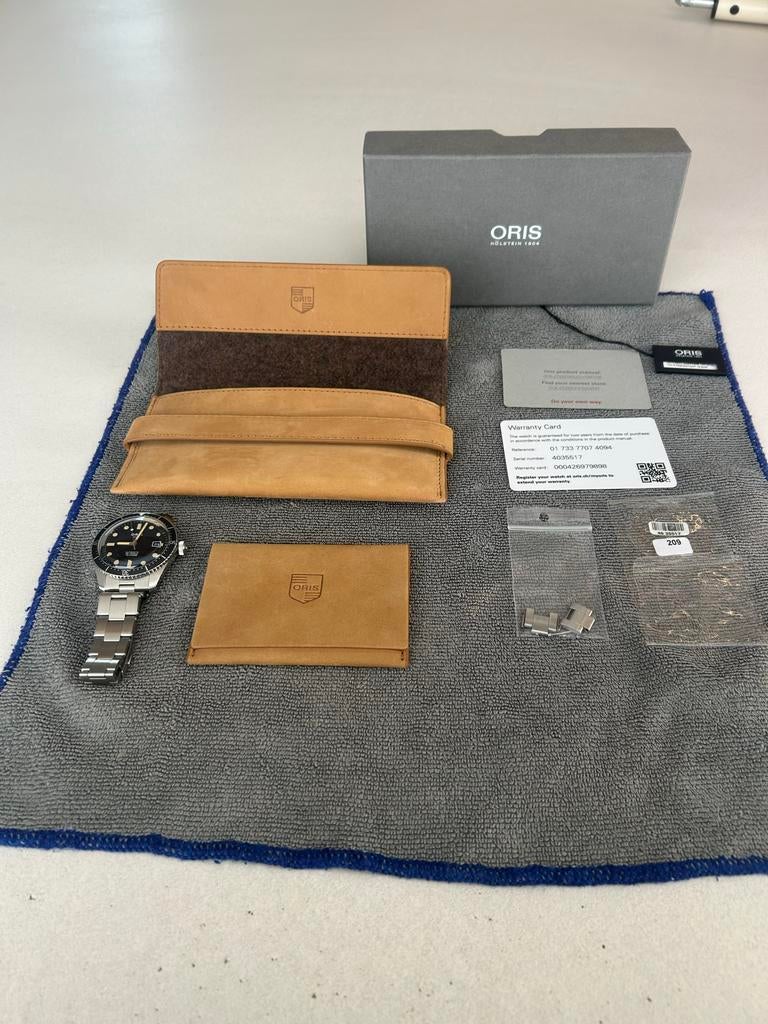 Oris x Fratello Limited Edition (209/300) - Volledige Set, Sieraden, Tassen en Uiterlijk, Horloges | Heren, Overige merken, Staal