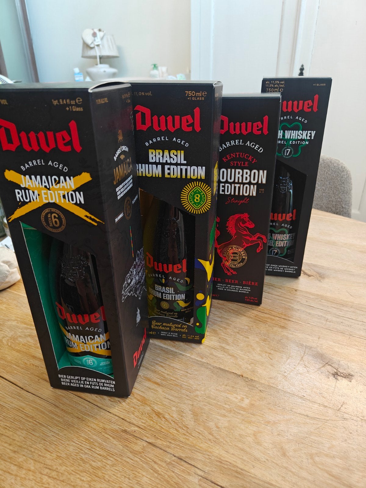 4 flessen Duvel barrel aged, Ophalen, Nieuw, Flesje(s), Overige merken