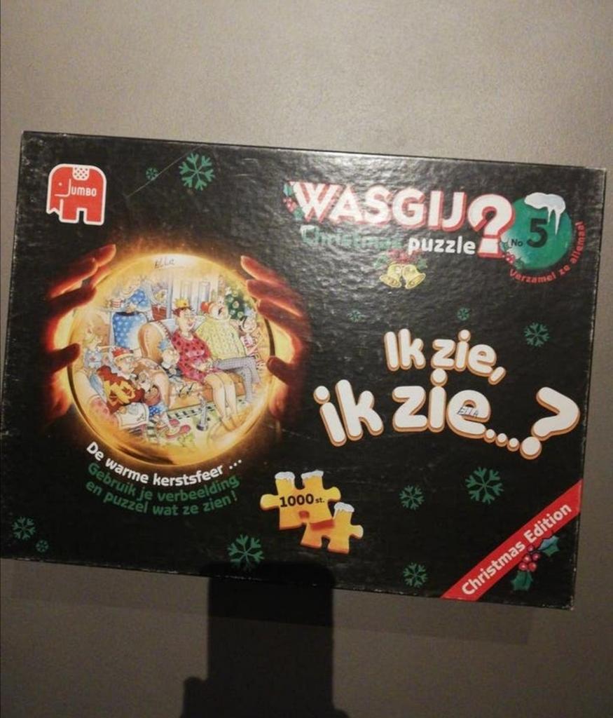 Wasgij Christmas 5 de warme kerstsfeer, 1000 stukjes, Ophalen of Verzenden, 500 t/m 1500 stukjes, Zo goed als nieuw, Legpuzzel
