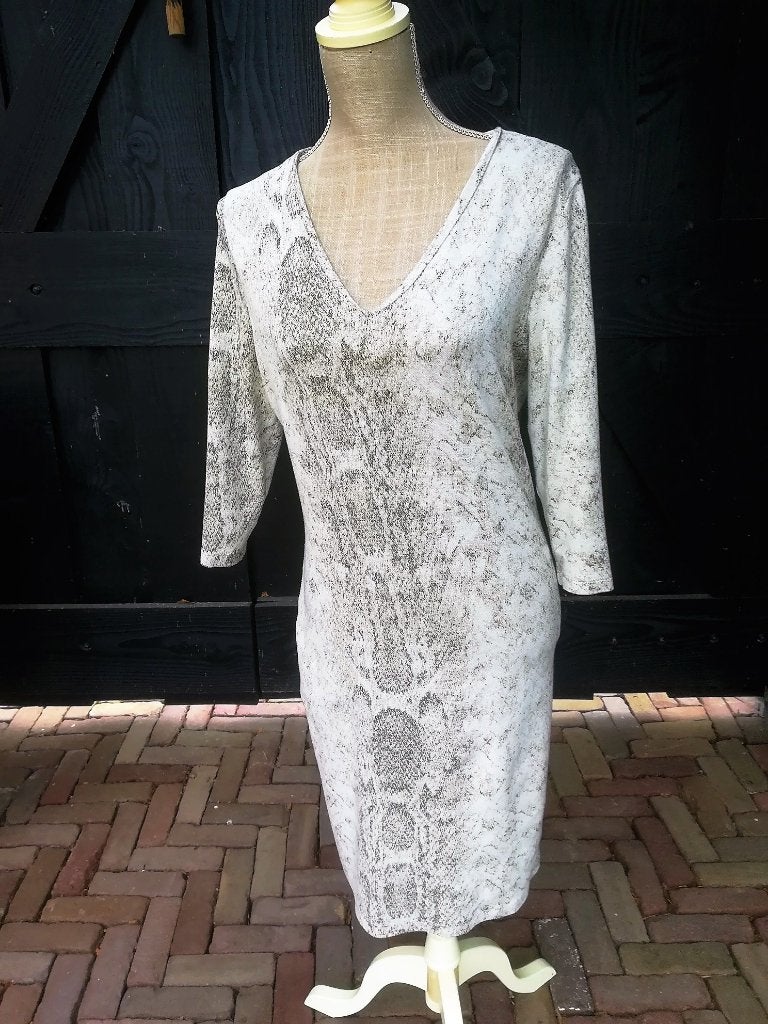 te koop: leuke jurk met print, Maat 38/40 (M), Soyaconcept, Ophalen of Verzenden, Zo goed als nieuw