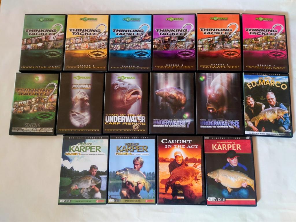 Karpervissen films, Verzenden, Zo goed als nieuw