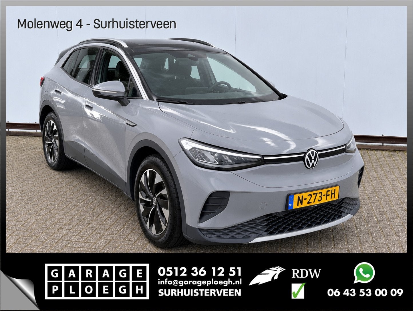 Volkswagen ID.4 Life 77 kWh Soh 90% Warmtepomp Trekhaak Stuu, Automaat, Achterwielaandrijving, Gebruikt, 2020 kg