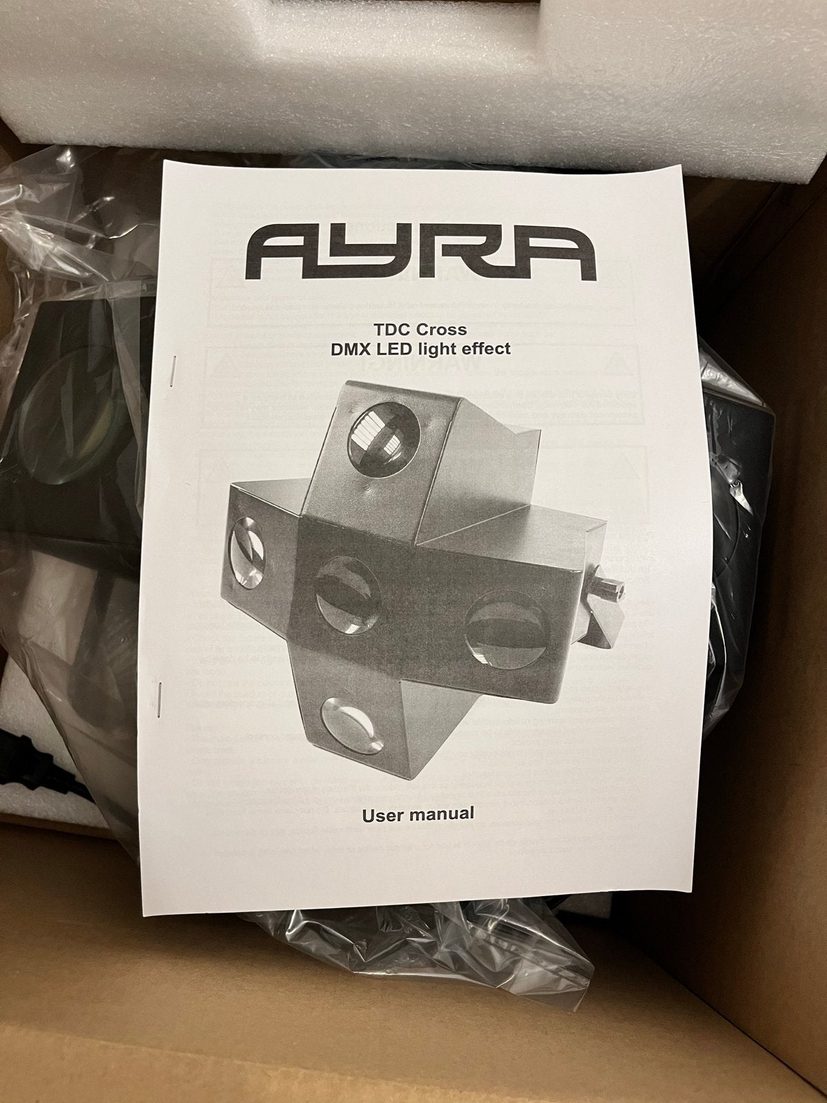 Ayra TDC Cross DMX LED Lichteffect - NIEUW!, Ophalen, Nieuw, Licht, Geluidgestuurd