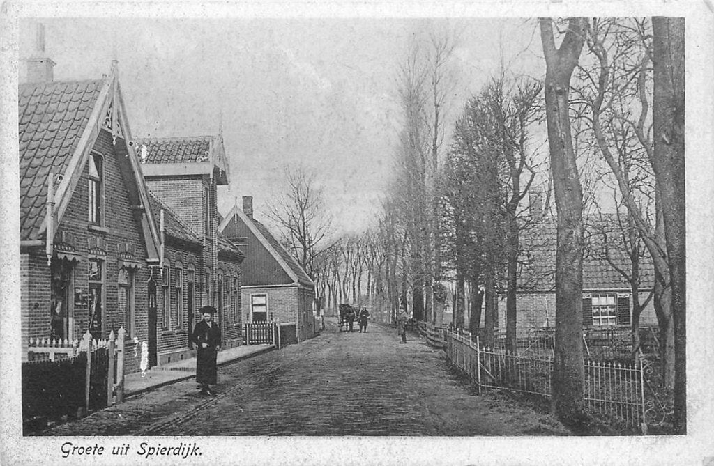 702-053-017 Spierdijk, Verzamelen, Ansichtkaarten | Nederland, Verzenden, Voor 1920, Noord-Holland