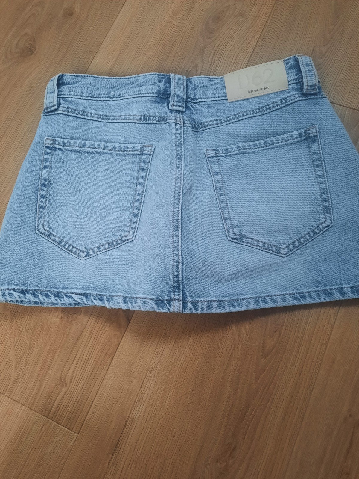 spijker rokje met broekje van Stradivarius, Blauw, Ophalen of Verzenden, Zo goed als nieuw, Maat 34 (XS) of kleiner
