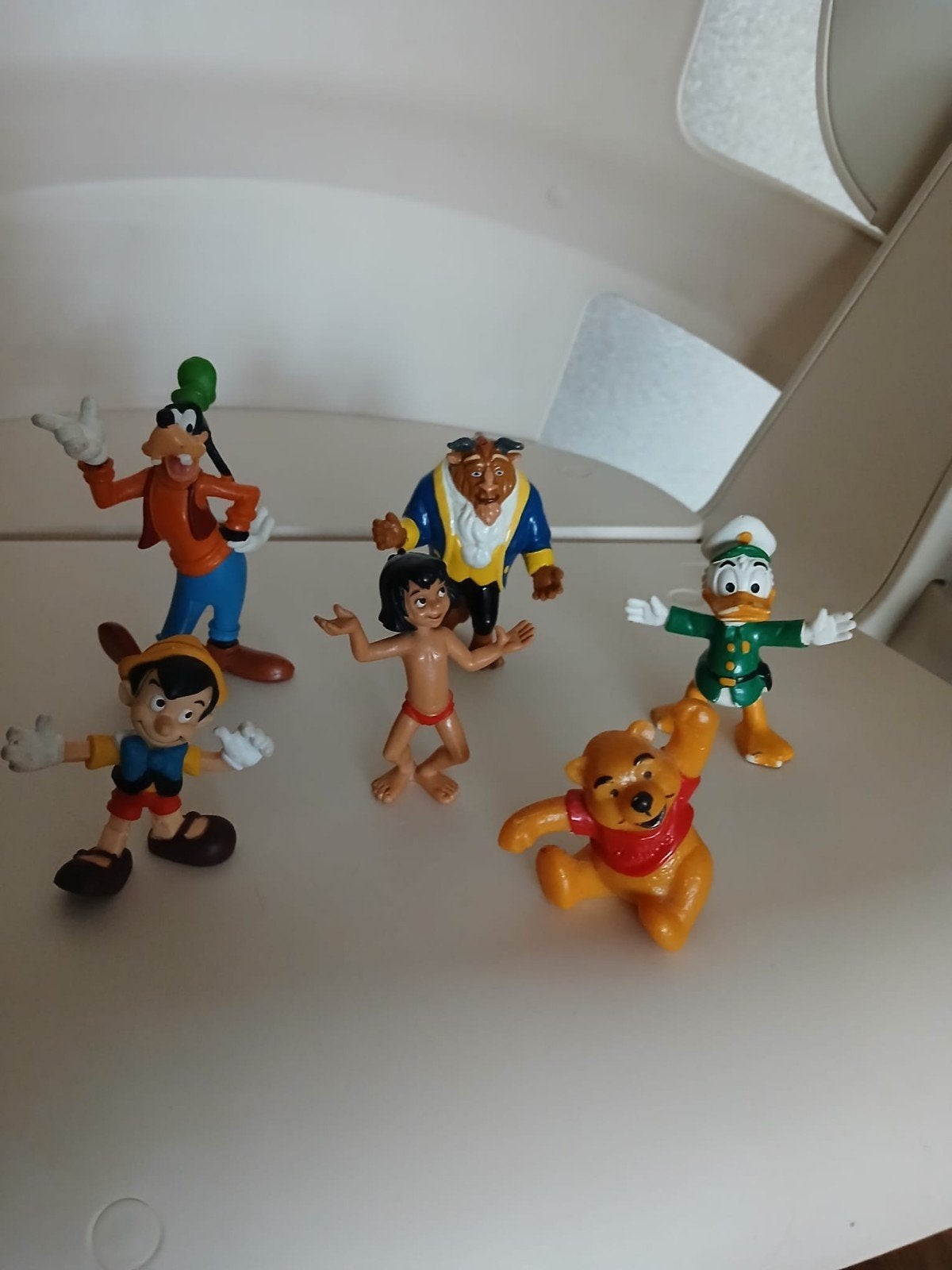 Bully figuurtjes Disney 6 stuks., Ophalen of Verzenden, Overige figuren, Gebruikt, Beeldje of Figuurtje