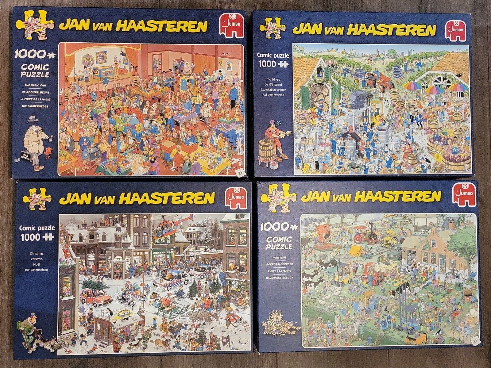 Jan van Haasteren Puzzels, Ophalen of Verzenden, 500 t/m 1500 stukjes, Zo goed als nieuw, Legpuzzel