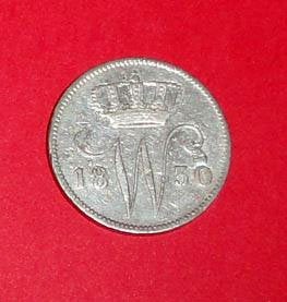 Kwartje 1830 Zilver, Postzegels en Munten, Munten | Nederland, Koningin Juliana, Zilver, 25 cent, Ophalen of Verzenden